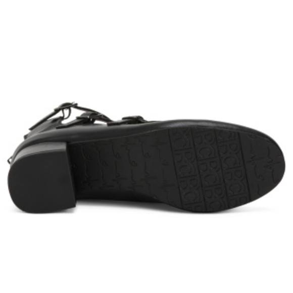 🖤🔹️BC Footwear🔹️ Black Strappy Tap Dance Low  Heels - Picture 4 of 5